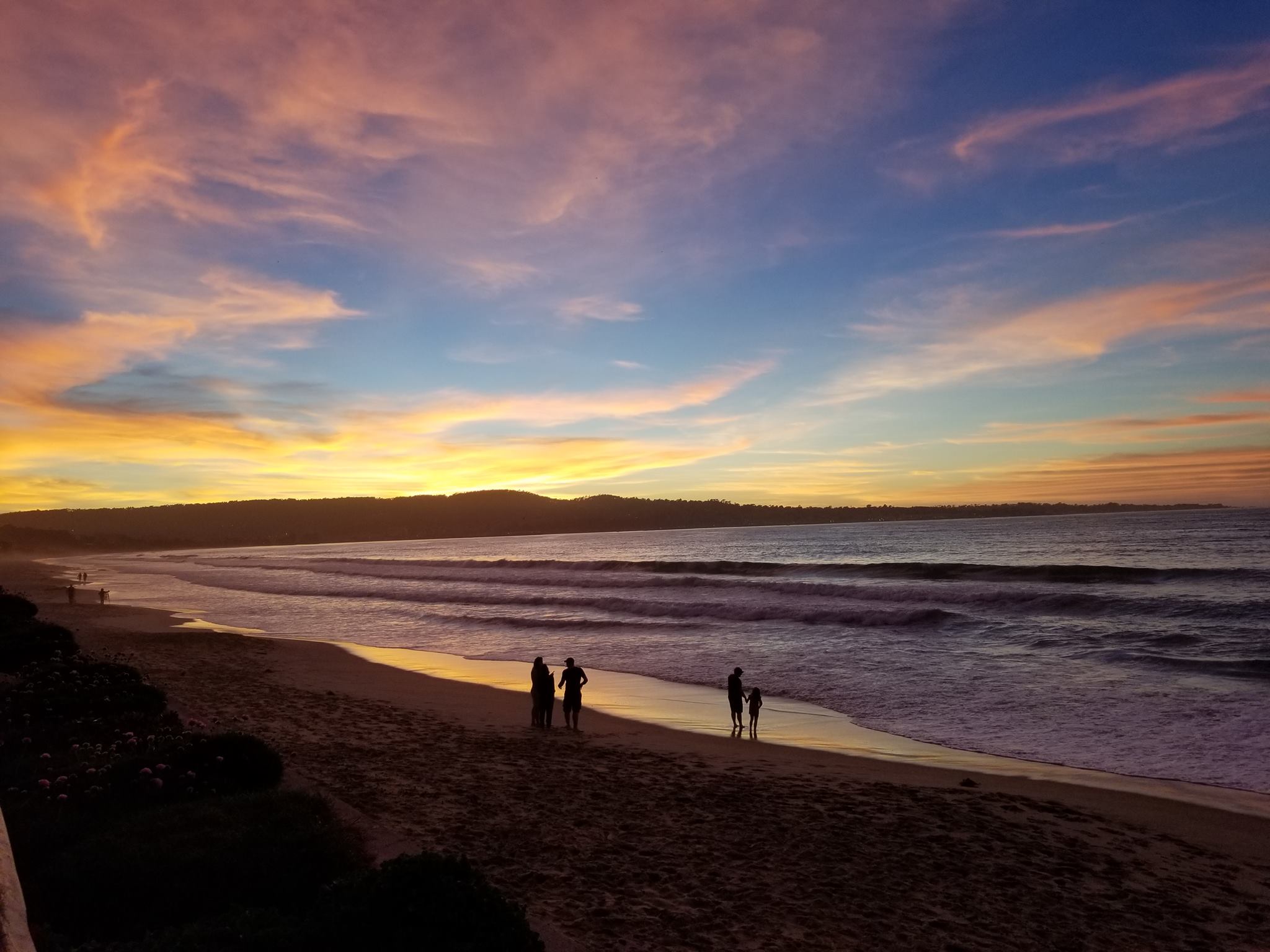 Sunset at the Monterey Tides Hotel, Monterey, CA (11-3-18)